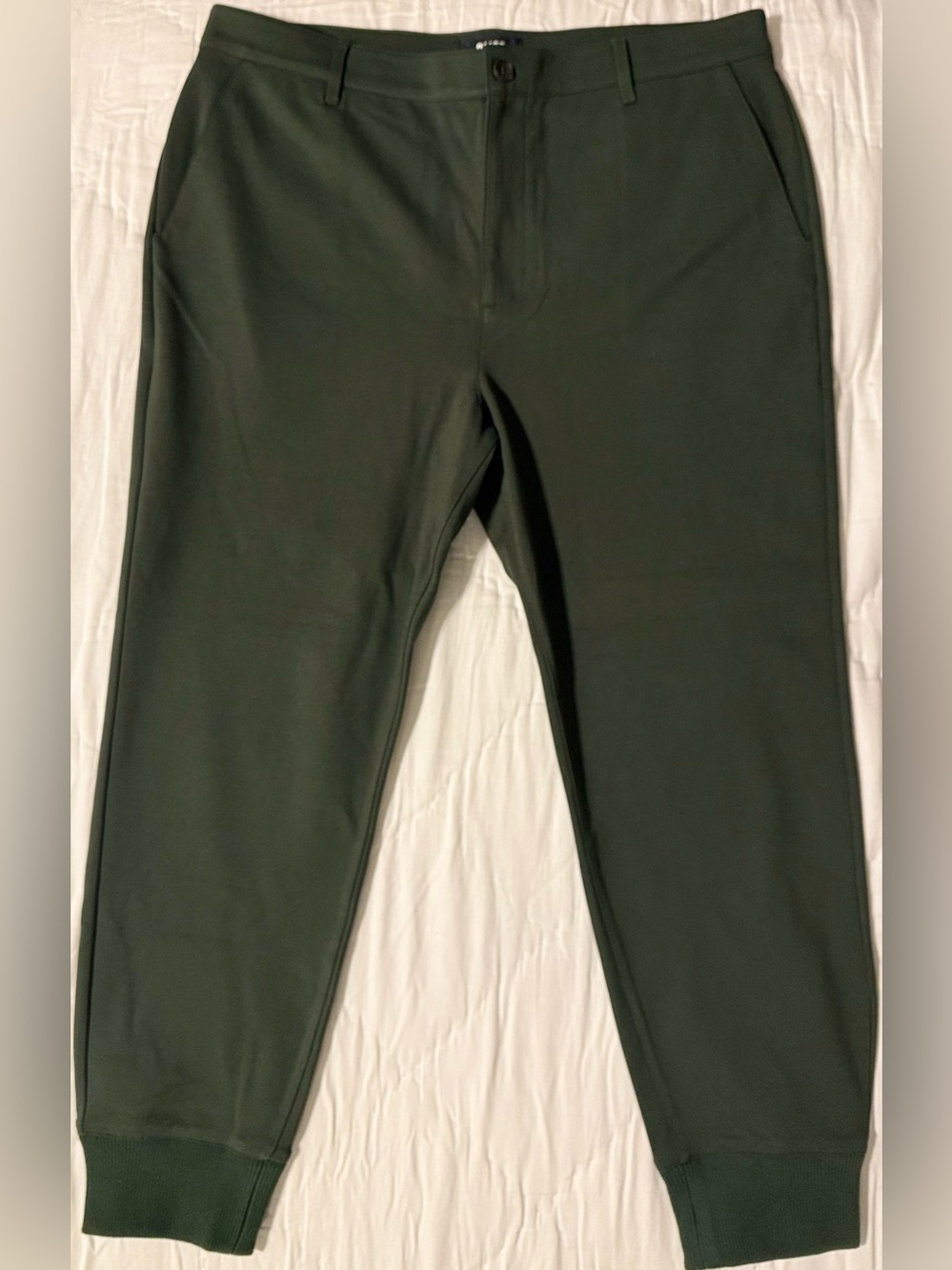 PAIGE Elmwood Transcend Knit Tech Trouser Jogger Pants Men’s 38 Southern Oak